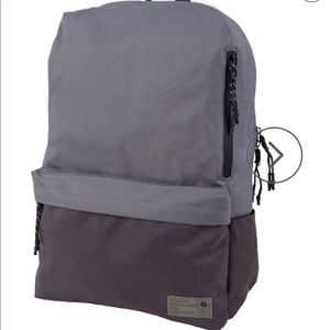 HEX BRAND ASPECT EXILE GREY COLOR BLOCK BACKPACK